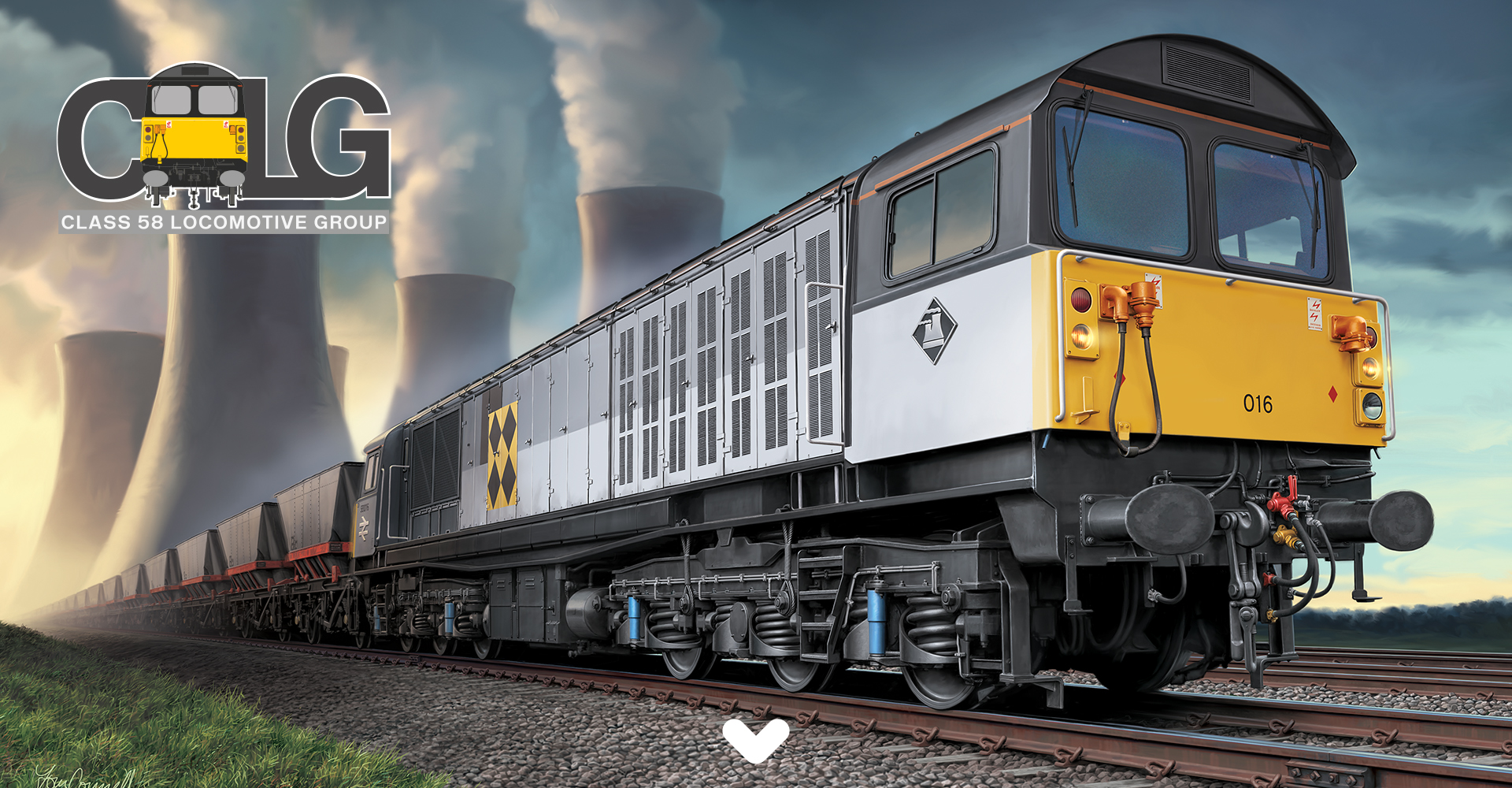 Class 56016 Tom Connell Drawing