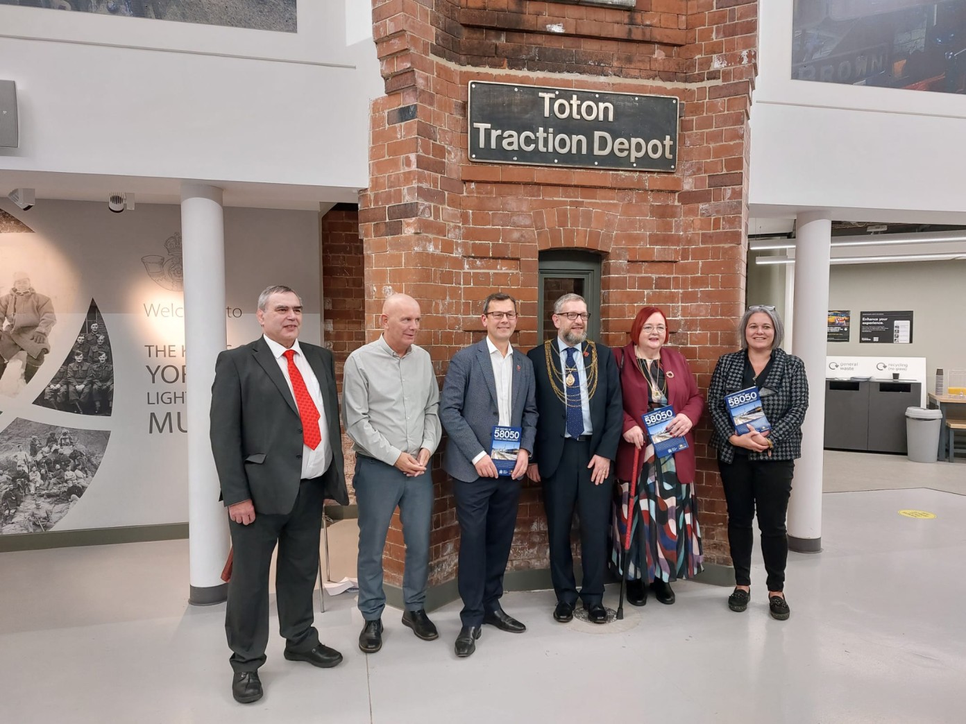 'Toton Traction Depot' nameplate unveiled at Doncaster’s Danum Museum