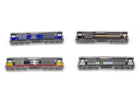 Class 58 Side Profile - Pin Badge